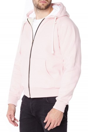 Anti-slash hooded top in pink with Cut Resistant Lining