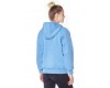 Blue anti-slash hooded top lined with Dupont ™ Kevlar ® fibre