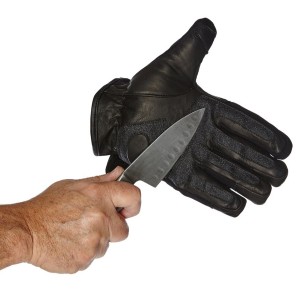 New Style Leather / Neoprene Gloves with Knuckle Protection - Cut Resistance Level 2