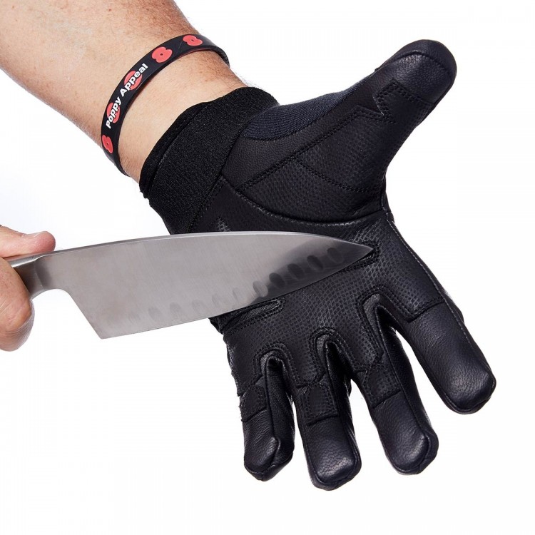 Protec Leather/Kevlar Slash Resistant Workwear Glove 